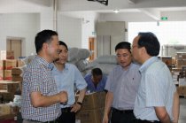 市委常委、宣传部长何加顺来我公司调研