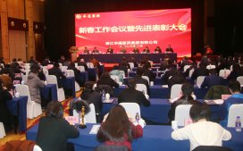 华通医药集团召开新春工作会议暨先进表彰大会