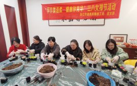 手作藏温柔 健康伴芳华|华通医药三八节活动